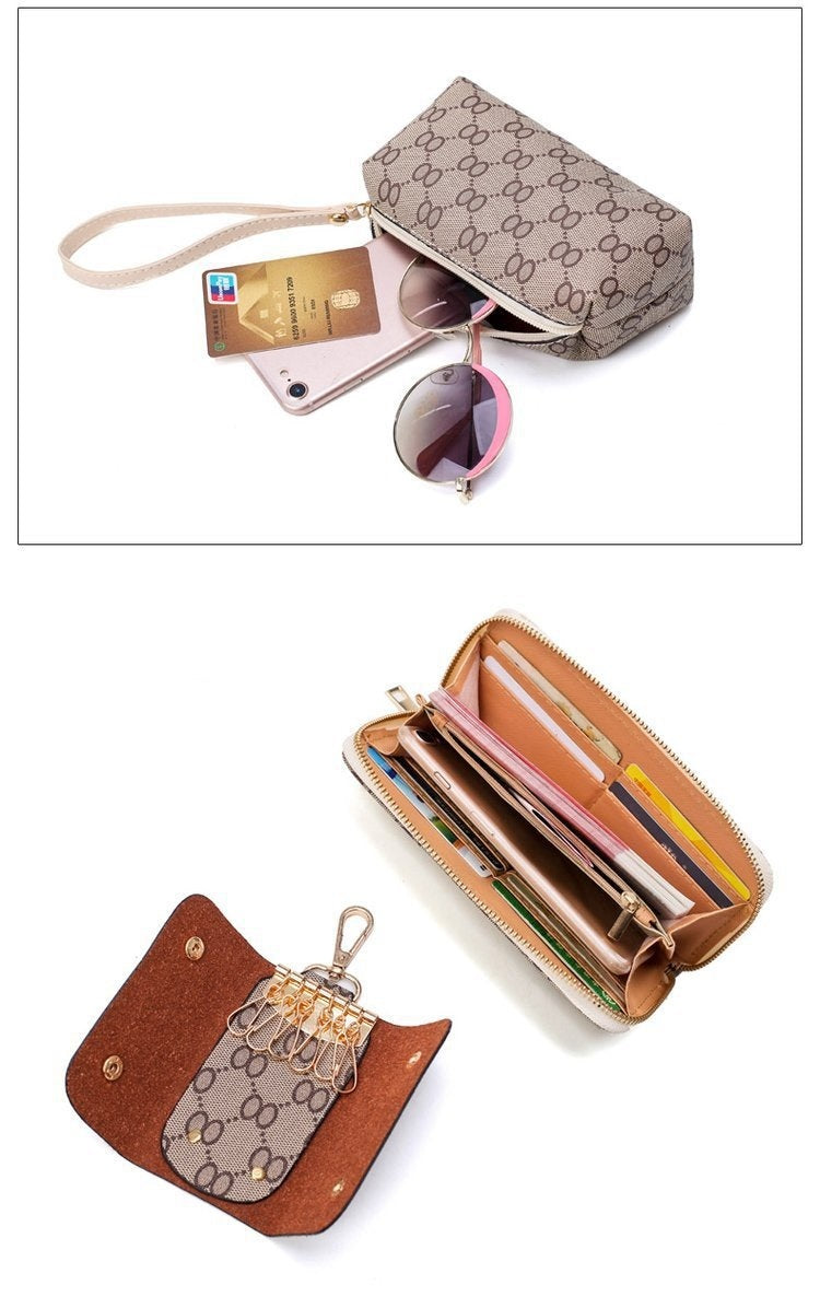 Embroidery Handbag - 6 Piece Set