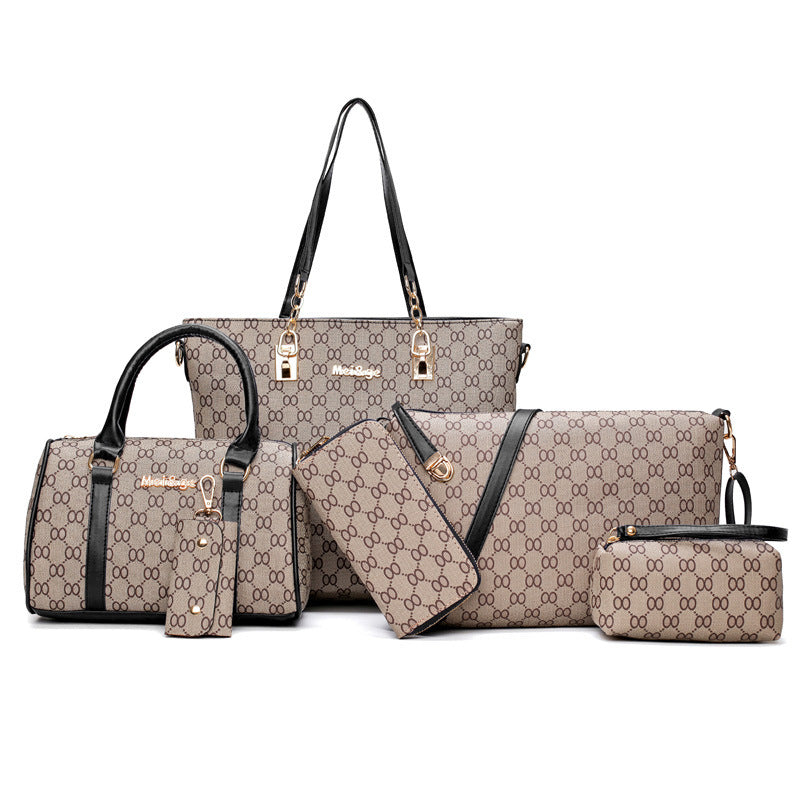 Embroidery Handbag - 6 Piece Set