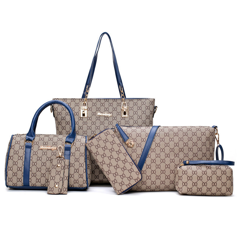 Embroidery Handbag - 6 Piece Set