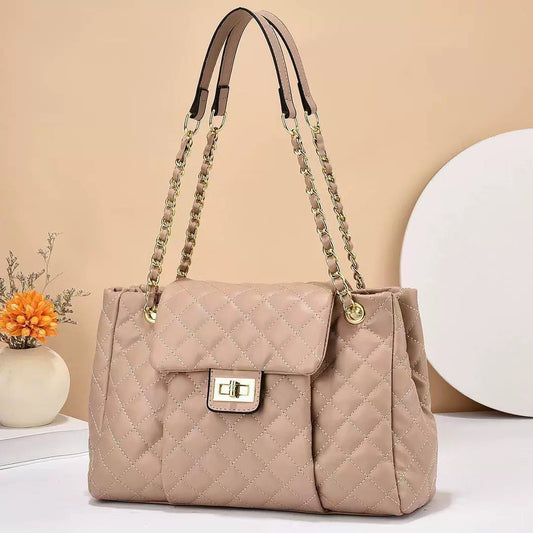 Embroidery Thread Rhombus Messenger Bag